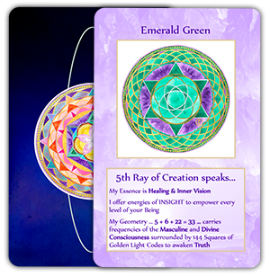 Rays of Creation Cards