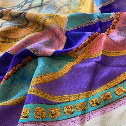 Opalescent Light Silk Scarf