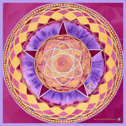 Ruby Gold Silk Scarf - Image 2