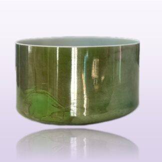 Emerald 9" F + 10 (Heart Chakra) Alchemy Crystal Singing Bowl