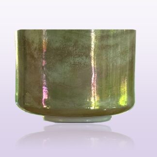 Emerald 9" F + 10 (Heart Chakra) Alchemy Crystal Singing Bowl