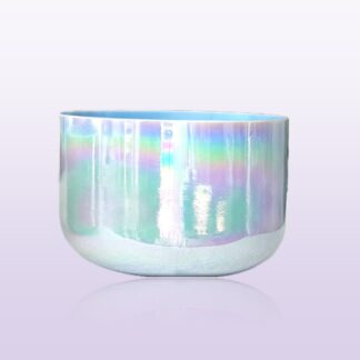 Larimar, Platinum 10” B – 45 (Crown Chakra) Alchemy Crystal Singing Bowl